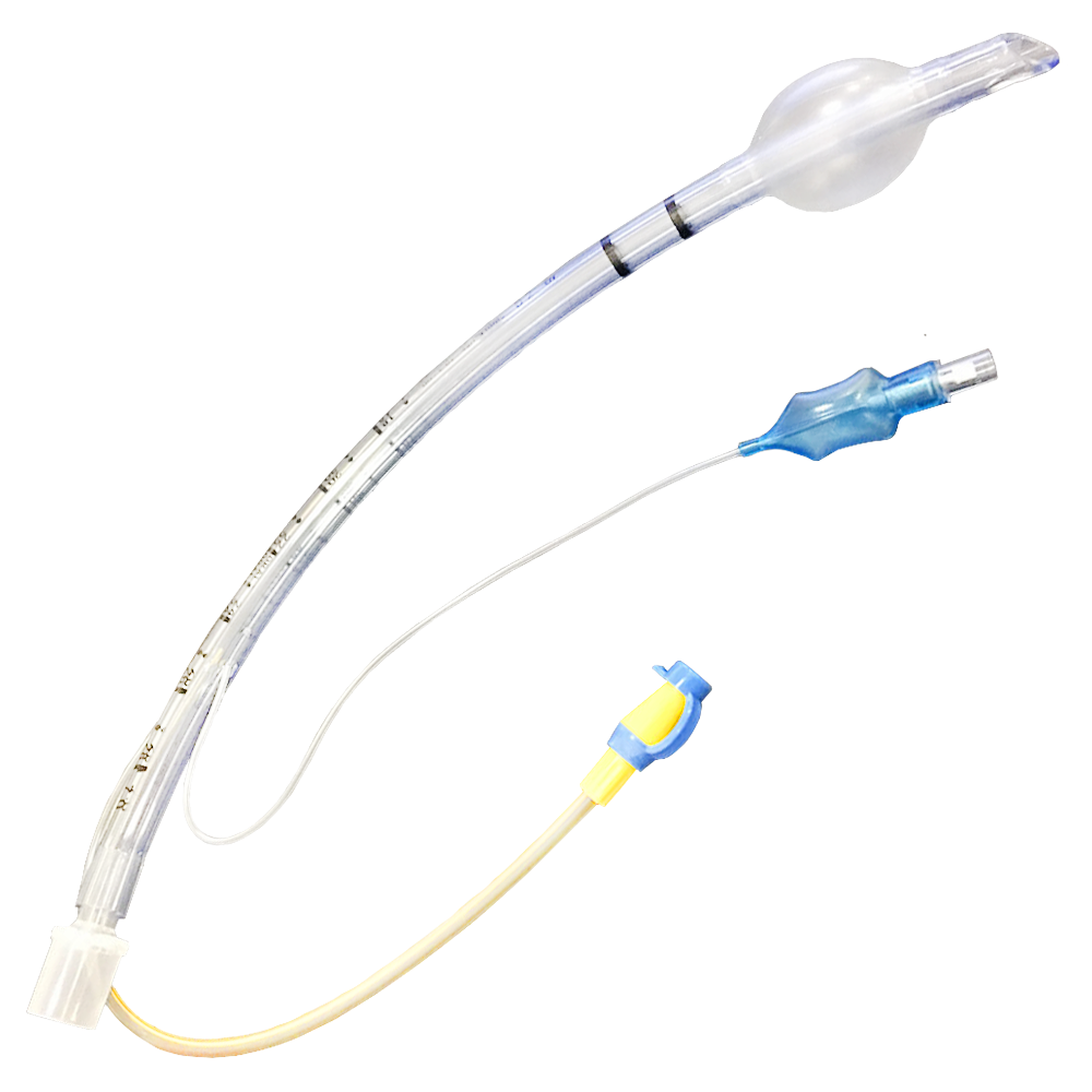 Tubo endotraqueal con tubo de aspiración