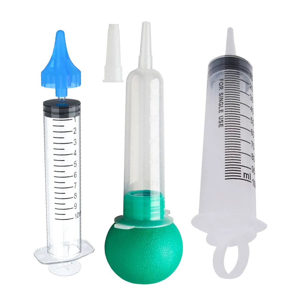 Hypodermic Injection → Irrigation Syringes